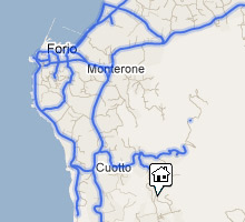 Mappa Casa di Montecorvo Mappa Casa di Montecorvo