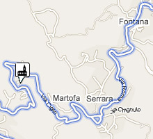 Mappa della Chiesa dell'Assunta e S. Ciro Martire Mappa della Chiesa dell'Assunta e S. Ciro Martire