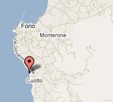 Mappa Spiaggia di Cava dell'Isola Mappa Spiaggia di Cava dell'Isola